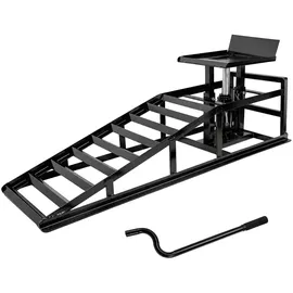 Trutzholm Auffahrrampe Stahl 115x34x43 cm schwarz höhenverstellbar 24-36 cm 2000 kg