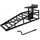 Trutzholm Auffahrrampe Stahl 115x34x43 cm schwarz höhenverstellbar 24-36 cm 2000 kg