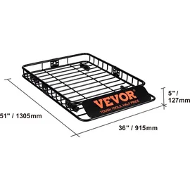 Vevor Dachgepäckträger Korb Universal 1305 x 915 x 127 mm