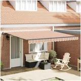 vidaXL Einziehbare Markise 400 x 300 cm mehrfarbig