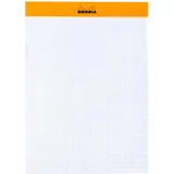Rhodia Memoblock N°13 (10,5 x 14,8 cm, kariert, 240 Blatt, - Orange, 1 Stück