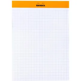 Rhodia Memoblock N°13 (10,5 x 14,8 cm, kariert, 240 Blatt, - Orange, 1 Stück