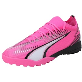 Puma Ultra Match Tt Soccer Shoes, Poison Pink-Puma White-Puma Black, 40 EU