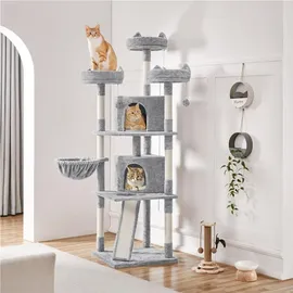 Yaheetech Katzenkratzbaum 193 cm dunkelgrau