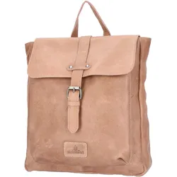 The Skandinavian Brand Damen Leder Rucksack  Taupe