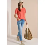CECIL Mid Waist Straight Leg Jeans im Casual Fit - Blau