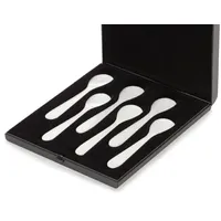 Eierlöffelgarnitur Perlmutt 6-tlg. Im Etui L 12,0cm Perlmutt