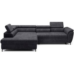 Ecksofa Tempo Stoff Graphite