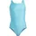 adidas Performance Big Bars Kids Badeanzug Lucid Cyan / White 164    