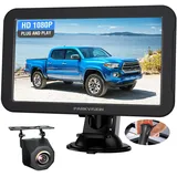 PARKVISION Rückfahrkamera Auto mit Monitor, Rückfahrkamera Nachrüsten System,...