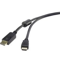 Renkforce DisplayPort auf HDMI Anschlusskabel 1.00 m