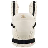 Manduca First Babytrage - Verstellbarer und vielseitiger Tragesitz für Babys und Kleinkinder (3,5-20 kg) - Babytrage mit Front-, Hüft- und Rückentragefunktion ,Rainbow Day