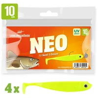 OVICX 4 Lieblingsköder Gummifische zum Zanderangeln mit Gummifisch 10