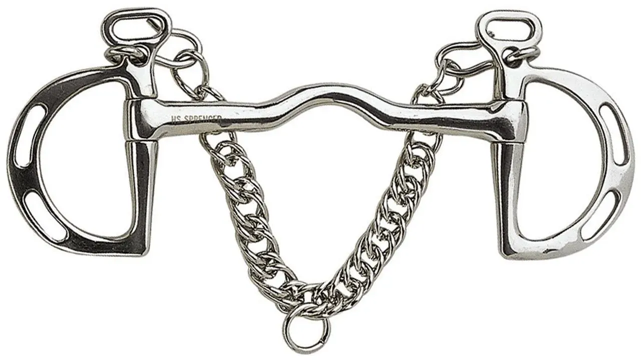 Sprenger Kimblewick Springgebiss, Stange mit Zungenfreiheit, 16 mm, Edelstahl