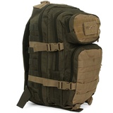 Mil-Tec US Assault Pack Backpack,S,Ranger Green/Coyote