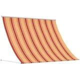 vidaXL Markise Mehrfarbig 400 x 150 cm gelb