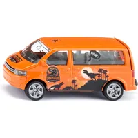 Siku 1070 VW Multivan mit Dino-Stickern, VW T5, orange,