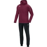 Jako Classico mit Kapuze Maroon 46 Damen