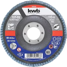 KWB Schleifmop Korn 80 Lamellenschleifer 115 mm
