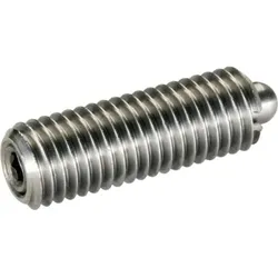 Federndes Druckstück, mit Innensechskant und Abdichtung/rostfreier Stahl, Standard-Federkraft | d1=M16 | 22060.0456