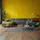 sofiland Ecksofa U-Form Grau 2-Sitzer