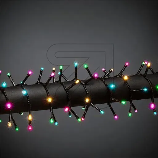 LED Minilichterkette Cluster 400 LEDs farbig 3867-505