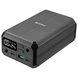 SANDBERG Laptop Powerbank 27000 PD100W, 27000 mAh, Kabelloses Aufladen, 3,7 V, S