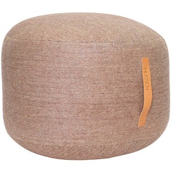 Hübsch - Mochi Pouf Ø50 Brown - cm - 35 cm
