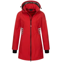 Softshelljacke ARCTIC SEVEN "ASGiuliana", Damen, Gr. M, rot, Obermaterial: 96% Polyester, 4% Elasthan; Innenmaterial: 100% Polyester, Jacken, mit abnehmbarer Kapuze