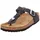 Birkenstock Gizeh Braided Nubukleder geölt schwarz 39