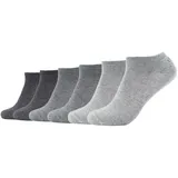 s.Oliver Sneakersocken 6er Pack Grau 43-46