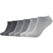 s.Oliver Sneakersocken 6er Pack Grau 43-46