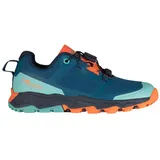 TROLLKIDS Sandefjord Xt Wanderschuhe - Dusky Turquoise / Dark Navy / Glow Orange - EU 31