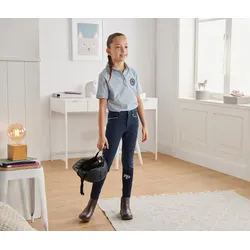 Tchibo - Vollbesatz-Reithose - Mädchen - Gr. 110/116 - dunkelblau
