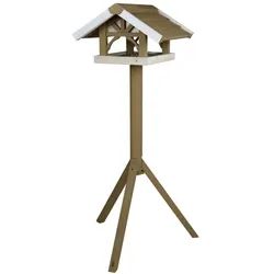 Trixie Stehendes Vogelfutterhaus - grau/weiß