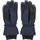 Maximo Thermohandschuhe MAXIMO, Kinder, Gr. 5, grau (navy, anthrazit), Stoff, Kunstfaser, mehrfarbig, Handschuhe, mit reflektierendem Verschluss, Fleecefutter, Strickbündchen