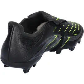 adidas Predator League Fold-over Tongue FG/MG - Core Black/Carbon/Lucid Lemon - EU 39 1/3