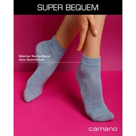 CAMANO 7er Pack Kurzsocken Grau 35-38