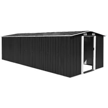 vidaXL Geräteschuppen 5,66 x 2,45 m anthrazit
