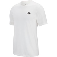 Nike Sportswear Club Herren-T-Shirt White/Black XXL