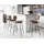 hardin 1fachgut 4er Set Barhocker gepolstert 45 x 50 x 108 cm Braun