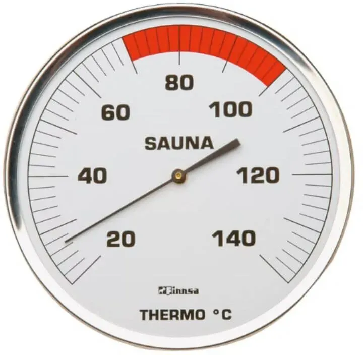 Sauna-Thermometer mit 160 mm Skala