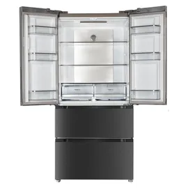 Cecotec Bolero CoolMarket FD 510 Dark French Door (510 l, 1830 mm hoch, Schwarz)