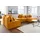 OTTO home Ecksofa OTTO HOME "Nöre L-Form", gold (goldfarben), B:262cm H:74cm T:172cm, Samtoptik (100% Polyester);Struktur (100% Polypropylene);Webstoff (100% Polyester);Struktur fein (100% Polyester);Luxus-Microfaser Lederoptik (100% Polyester);Baumwoll-/Leinenmix