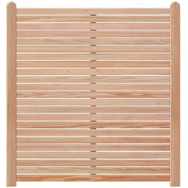 Endorphin Rhombus-Sichtschutzzaun Lärche 1x Elemente 180 x 180 cm + 2x Holz-Pfosten