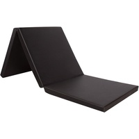 CCLIFE 180x60x5cm Klappbare Weichbodenmatte Turnmatte für Zuhause Fitnessmatte Gymnastikmatte rutschfeste Sportmatte Spielmatte, Farbe:Schwarz