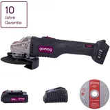 Gomag Akku Winkelschleifer GO-WS125 20V Ø125mm Starterkit Trennscheiben Set