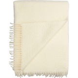 Røros Tweed Roros Tweed Kattefot Wolldecke 140x220cm creme 55005