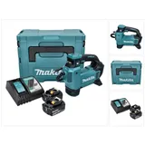 Makita DMP 181 RMJ Akku Kompressor 18 V 11,1 bar + 2x Akku 4,0 Ah + Ladegerät + Makpac