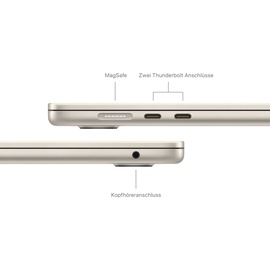 Apple MacBook Air 15.3 M3 8-Core CPU 10-Core GPU 16GB RAM 1TB SSD 35W | BTO MRYR3D/A polarstern